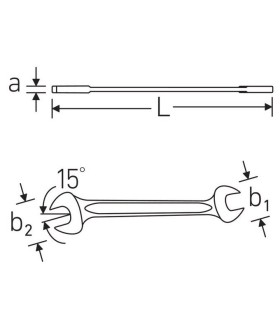 LLAVE PLANA FIJA STAHLWILLE