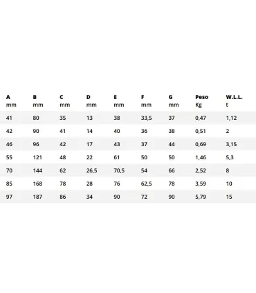 ANILLA SOLDABLE ABATIBLE 8 Ton BMDS PHAS 804M