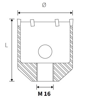 CORONA WIDIA 40 mm. M16