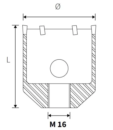 CORONA WIDIA 40 mm. M16