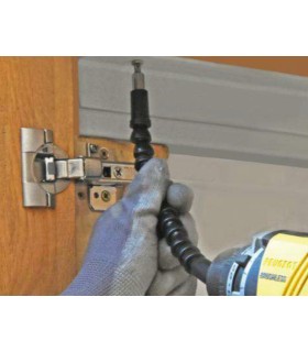 PORTAPUNTAS 1/4" FLEXIBLE 180º L 300mm