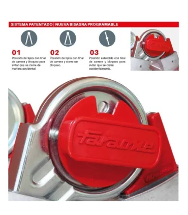 ESCALERA TELESCOPICA TIJERA 2,40m PLEGADA 1,5m ESTIR.5,20m