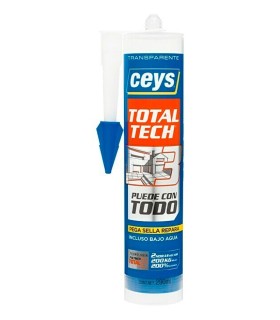 CARTUCHO ADHESIVO SELLADOR T-TECH TRANSP. 290 ml