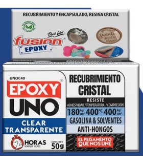 PEGAMENTO FUSION EPOXICO TRANSPARENTE UNOC50 50 GR