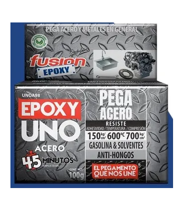 PEGAMENTO FUSION EPOXICO ACERO UNOA98 100 GR