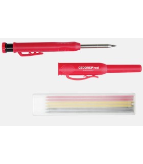 MARCADOR LAPIZ GEDORE C/FUNDA PORTAMINAS Y MINAS 3 COLORES