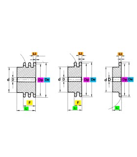 PIÑO CIEGO 3/4 DOBLE Z33