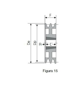 POLEA TAPER 236 3 CANALES SPB (2517)