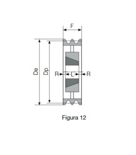 POLEA TAPER 375 4 CANALES SPC (3535)