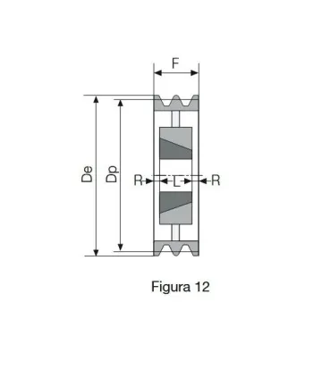 POLEA TAPER 475 5 CANALES SPC (4040)
