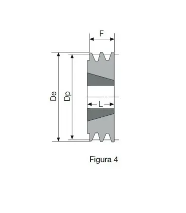 POLEA TAPER 85 1 CANAL SPZ (1210)