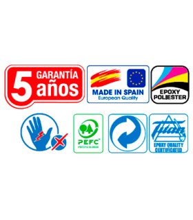 KIT ESTANTERIA SIMONFORTE 1806-4 2000x1800x600 cap. 600kg 4 NIVELES, CON MADERA