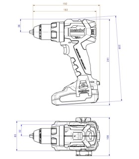TALADRO PERCUTOR SB18LTBL 18V **SOLO MAQUINA+MALETA