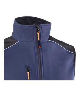 CHALECO JUBA CORTAVIENTOS AZUL