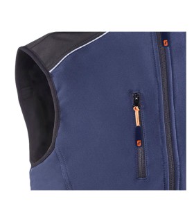 CHALECO JUBA CORTAVIENTOS AZUL