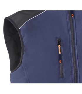 CHALECO JUBA CORTAVIENTOS AZUL