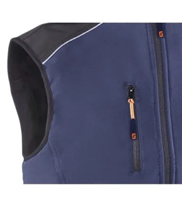 CHALECO JUBA CORTAVIENTOS AZUL