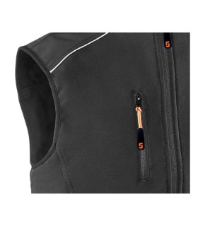 CHALECO JUBA CORTAVIENTOS NEGRO