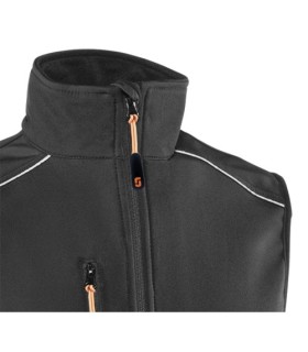 CHALECO JUBA CORTAVIENTOS NEGRO