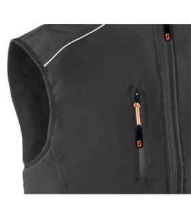 CHALECO JUBA CORTAVIENTOS NEGRO