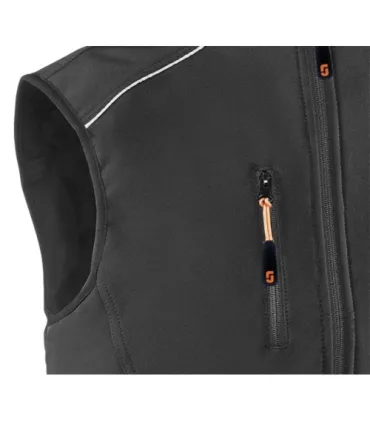 CHALECO JUBA CORTAVIENTOS NEGRO