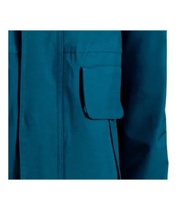 PARKA AZUL JUBA CON MANGAS DESMONTABLES