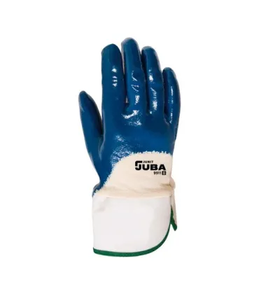 GUANTES DE NITRILO JUBA JUNIT PESADO CON SOPORTE DE ALGODÓN