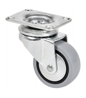 RUEDA GIRAT. 10ZR60CP-PGA60 GOMA GRIS ALEX 2-1034