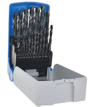 JUEGO 25 BROCAS HSS DE 1 A 13 x 0,5