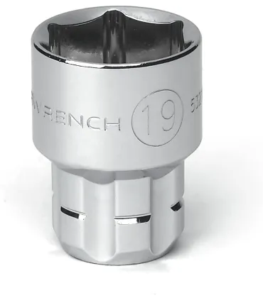 ESTUCHE LLAVES CARRACA HUECAS 1/4 Y 3/8 GEAR HASTA 19mm