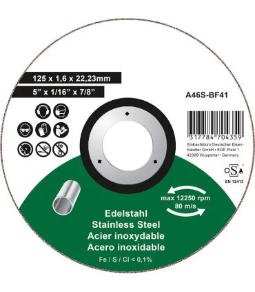 DISCO CORTE PLANO A46 S 180x1,6