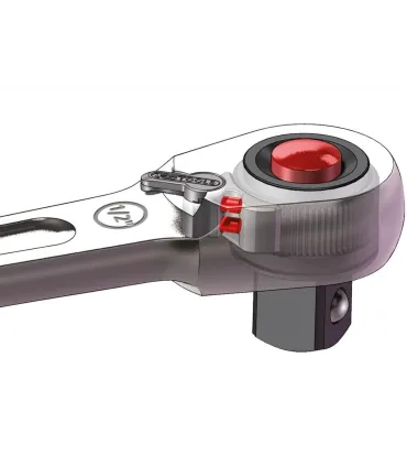 LLAVE CARRACA 1/2" KS TOOLS CABEZA ESTRECHA