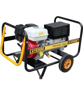 MOTOSOLDADORA AY-170AC  9 CV GASOLINA 150A-30%, 120A-60%, GENERADOR 5KVA MONOF.