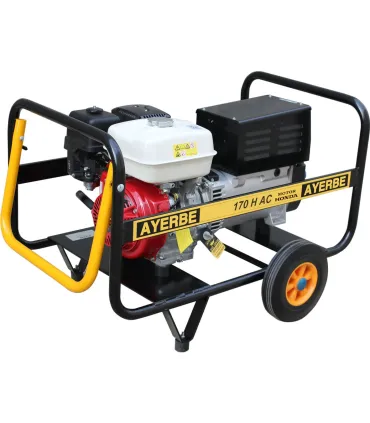 MOTOSOLDADORA AY-170AC  9 CV GASOLINA 150A-30%, 120A-60%, GENERADOR 5KVA MONOF.