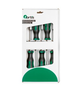 JUEGO DE DESTORNILLADORES CON VASO. De 5 a 13mm