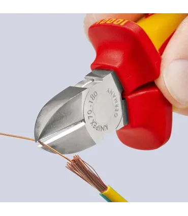 ALICATE CORTE DIAGONAL 1000V 180MM 70.06.180