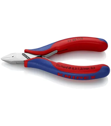 ALICATE ELECTRONICA CORTE DIAG. 115mm KNIPEX 7732115