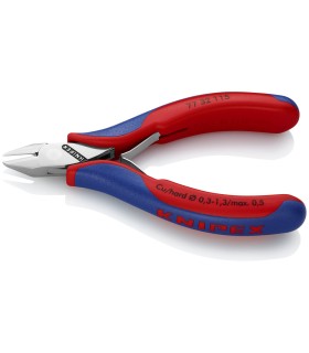 ALICATE ELECTRONICA CORTE DIAG. 115mm KNIPEX 7732115