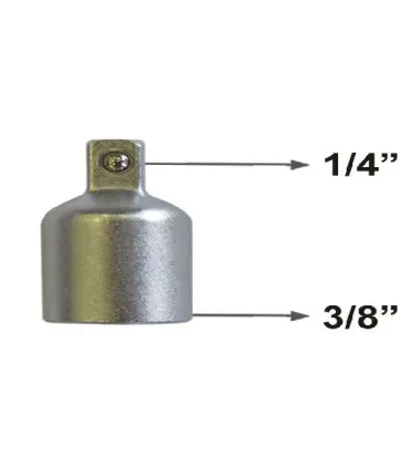 REDUCCION VASOS DE 3/8" A 1/4" con agujero