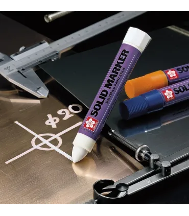 MARCADOR SOLID MARKER BLANCO