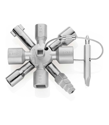 LLAVE KNIPEX 00.11.01 P/ ARMARIOS ELECTRICOS, GAS, AGUA, CLIMA