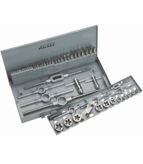 JUEGO MACHOS Y COJINETES IZQUIERDA METRICO M3 A M12