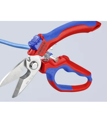 TIJERA KNIPEX CURVADA 160mm 95.05.20SB C/CRIMPADO
