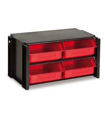 ESTANTE CLASIFICADOR APILABLE 4 CAJONES