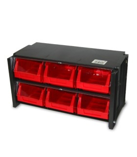 ESTANTE CLASIFICADOR APILABLE 6 CAJONES