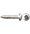 Ø 6,3x45 TORN. ALOMADO PHILLIPS DIN 7981 INOX A2