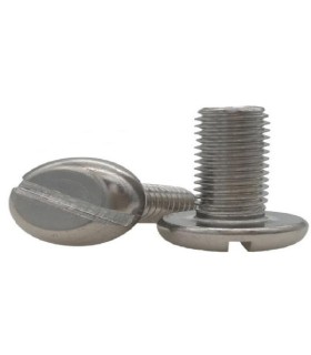 M6X8 TORNILLO ALOMADO RANURADO DIN 85 INOX A2