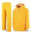 TRAJE IMPERMEABLE AMARILLO C/SOPORTE TXL