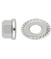 TUERCA CON ARANDELA DIN6923 INOX-A2 M12 GRAFILADA