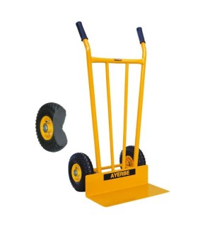 CARRO PAQUETERIA 350KG PLAT.FIJA R. IMPINCHABLE